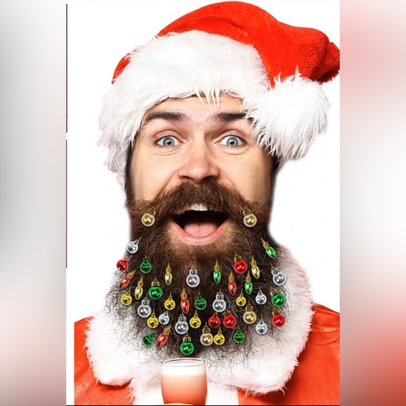 unbranded Other - Christmas Bulb Hair/Beard Ornament